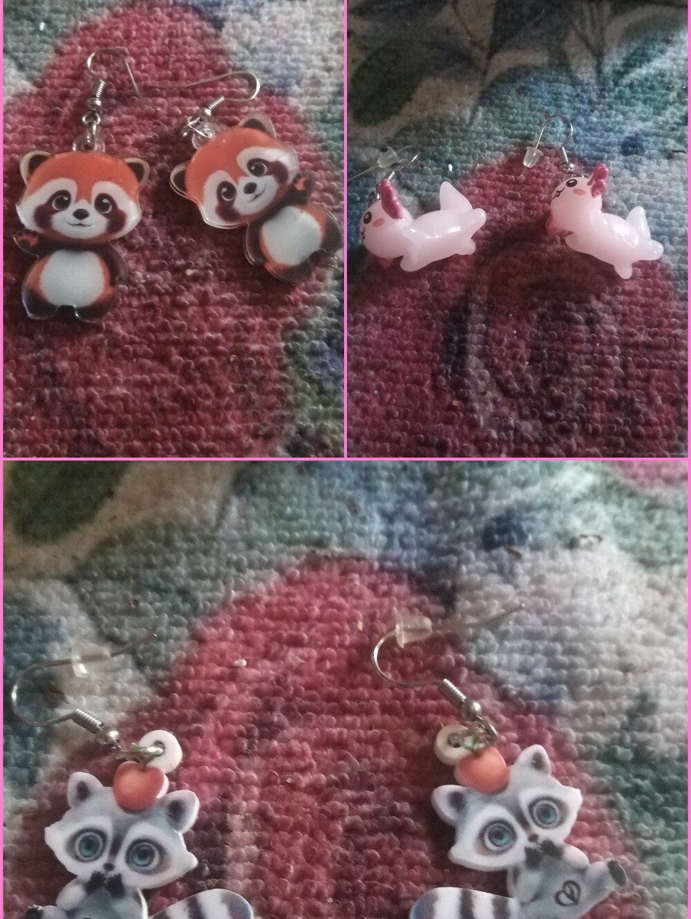 ⛰️ Lot Of 3 Pairs Of Earrings Sold As Set